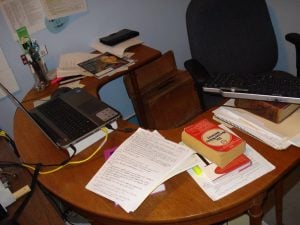 The stuff on my desk