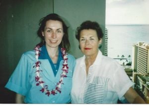 With Mom, before so much Red Tape