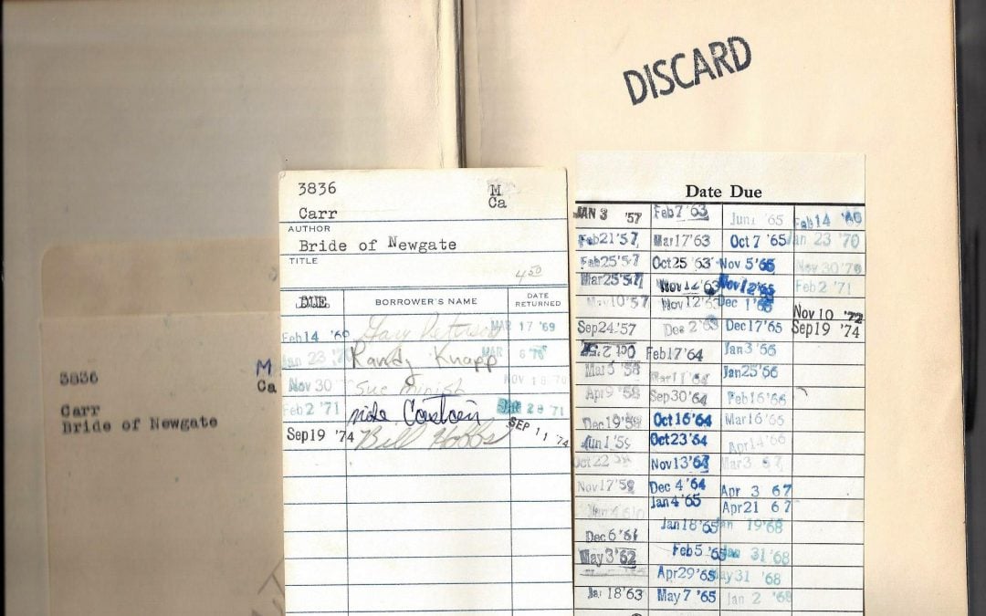 Library Books: Your Pre-Digital Past