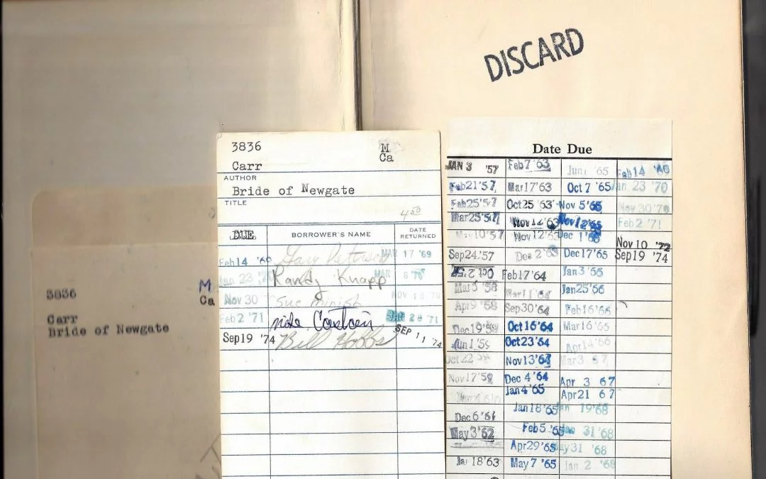 Library Books: Your Pre-Digital Past