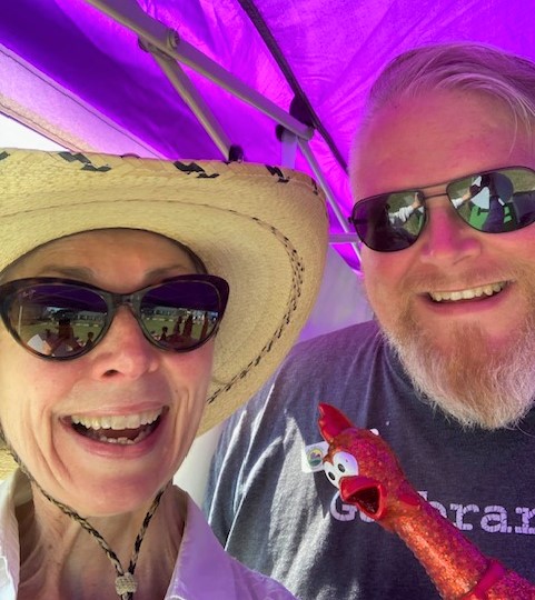 A Fair Day with the People Inside